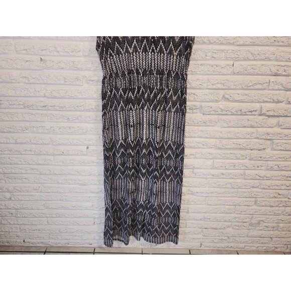 Faded Glory Womens Dress Extra Large XL Sheath Maxi Sleeveless GEO24E - Picture 8 of 9